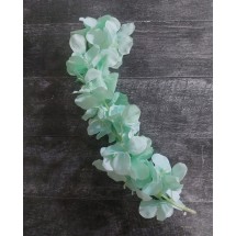 Декоративная ветка 20 см цв. аквамарин, цена за пучок